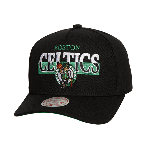 Boston Celtics Mitchell & Ness Panorec Pro Snapback Hat