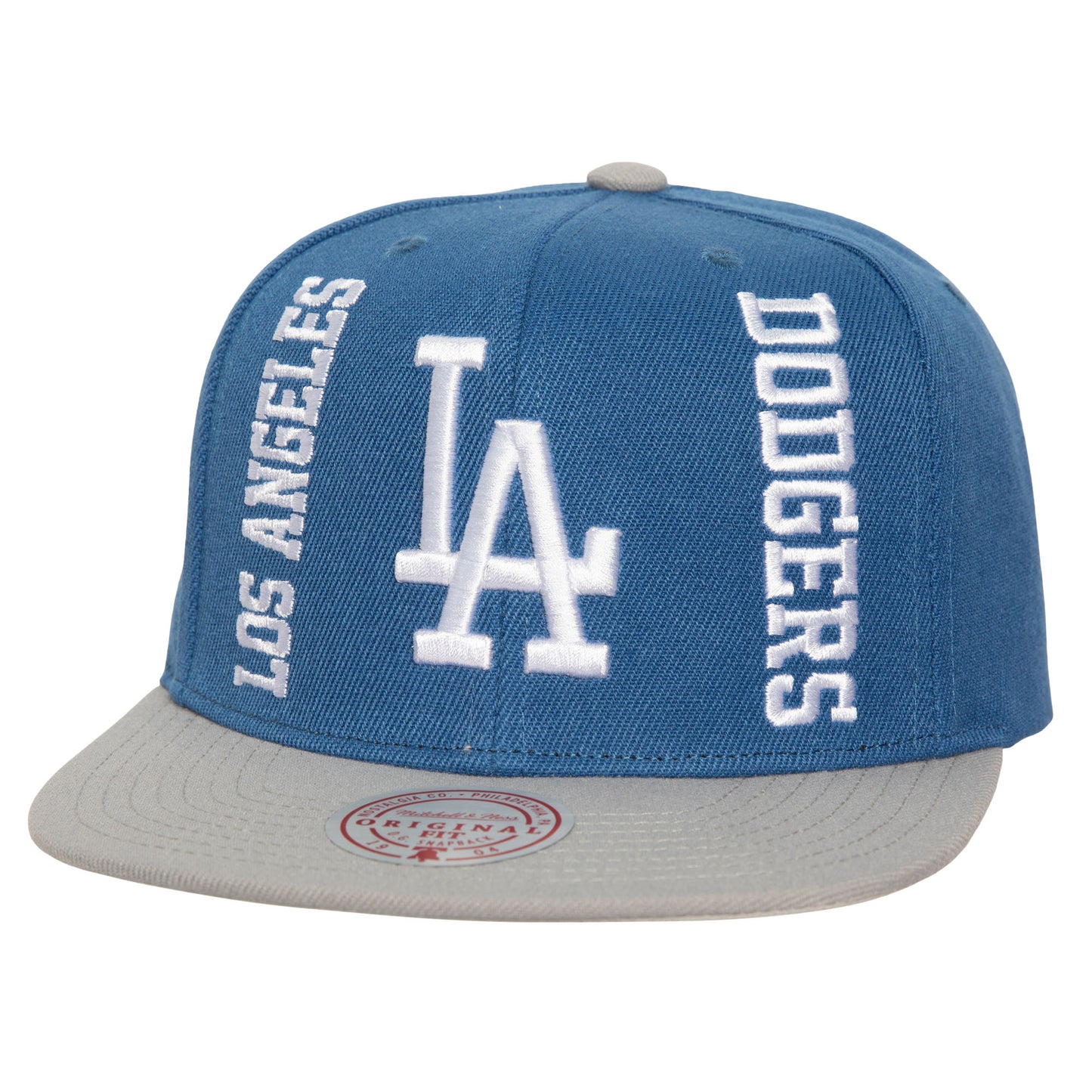 Los Angeles Dodgers Mitchell & Ness Banner Snapback Hat-Blue
