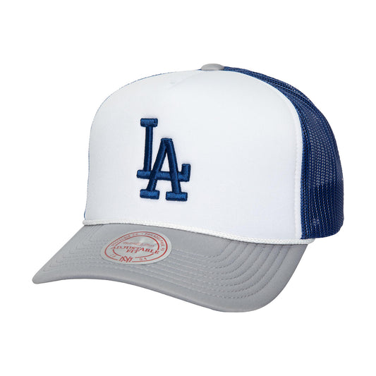 Los Angeles Dodgers Mitchell & Ness Blocker Foam Trucker Snap Back Hat