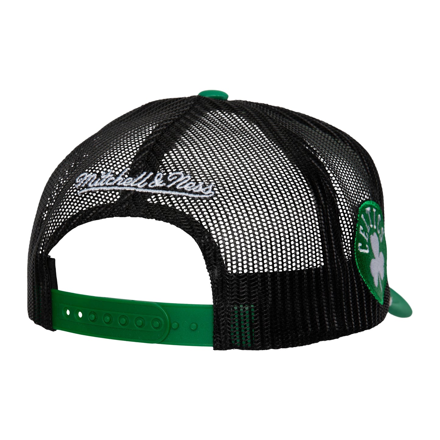 Boston Celtics Mitchell & Ness Blocker Foam Trucker Snap Back Hat