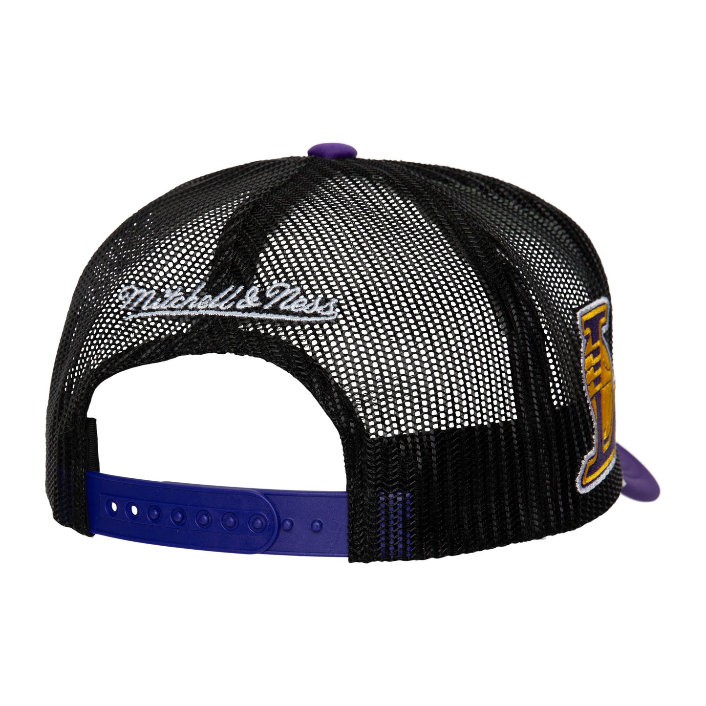 Los Angeles Lakers Mitchell & Ness Blocker Foam Trucker Snap Back Hat