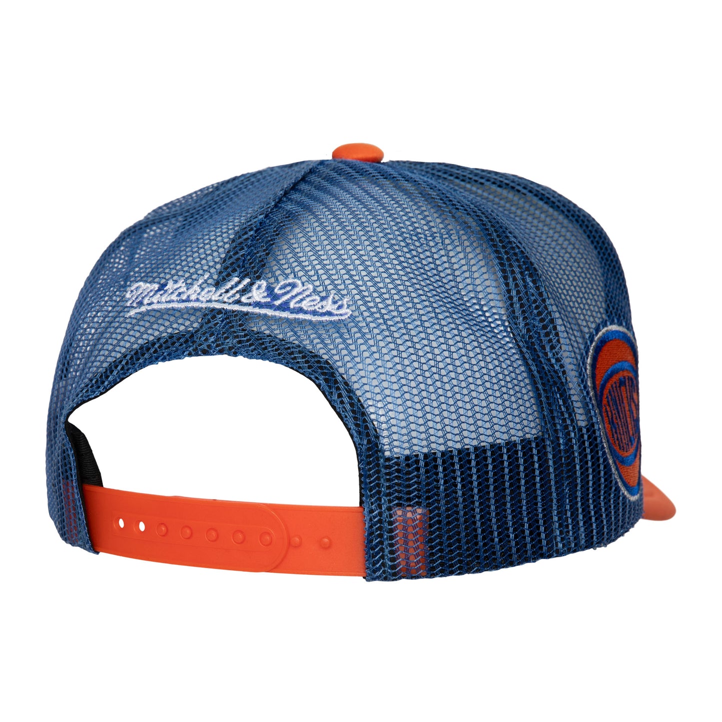 New York Knicks Mitchell & Ness Blocker Foam Trucker Snap Back Hat