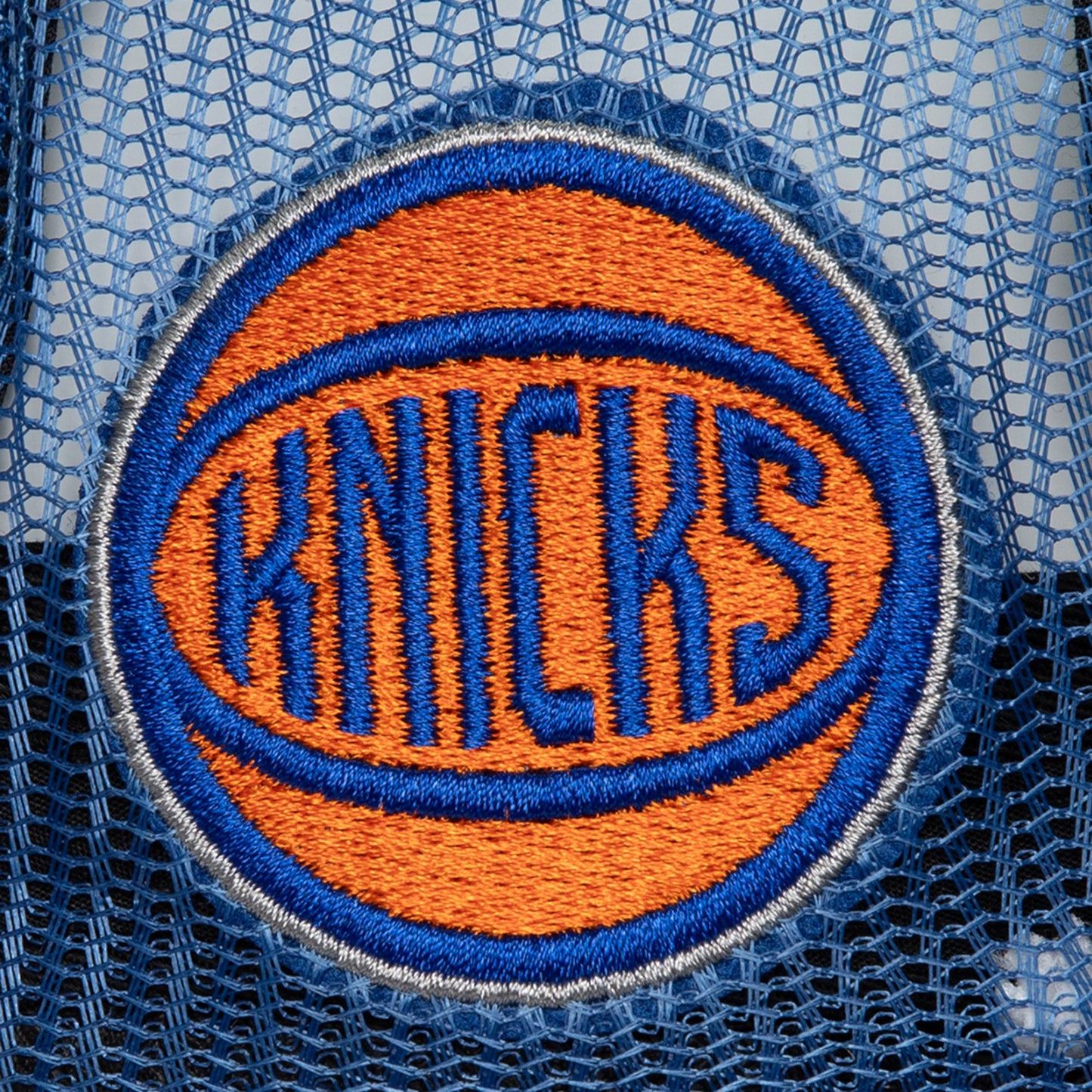 New York Knicks Mitchell & Ness Blocker Foam Trucker Snap Back Hat