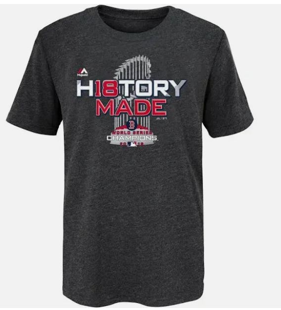 Boston Red Sox 2018 World Series Champions Locker Room Men's T-shirts