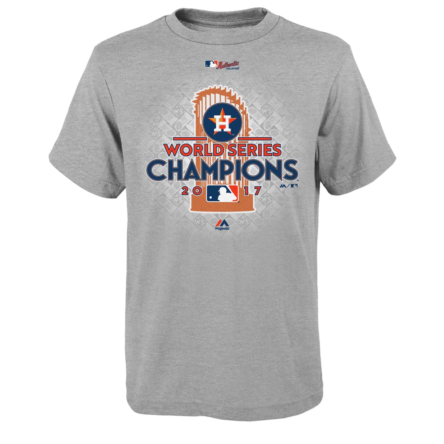Houston Astros Youth Gray 2017 World Series Champions Locker Room T-Shirt