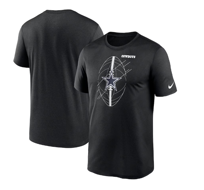 Dallas Cowboys Nike Legend Icon Performance T-Shirt - Black