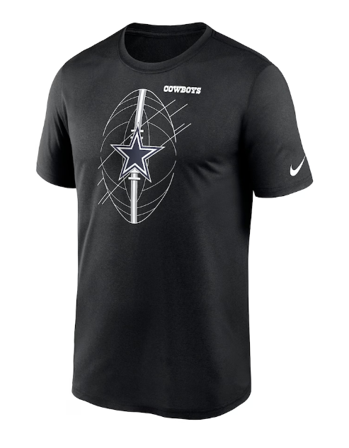 Dallas Cowboys Nike Legend Icon Performance T-Shirt - Black