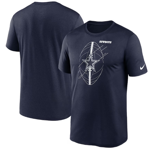 Dallas Cowboys Nike Legend Icon Performance T-Shirt - Navy