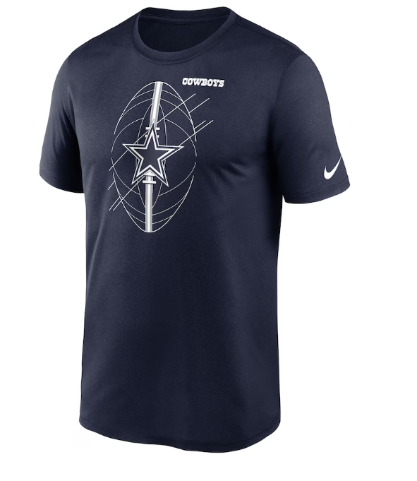 Dallas Cowboys Nike Legend Icon Performance T-Shirt - Navy