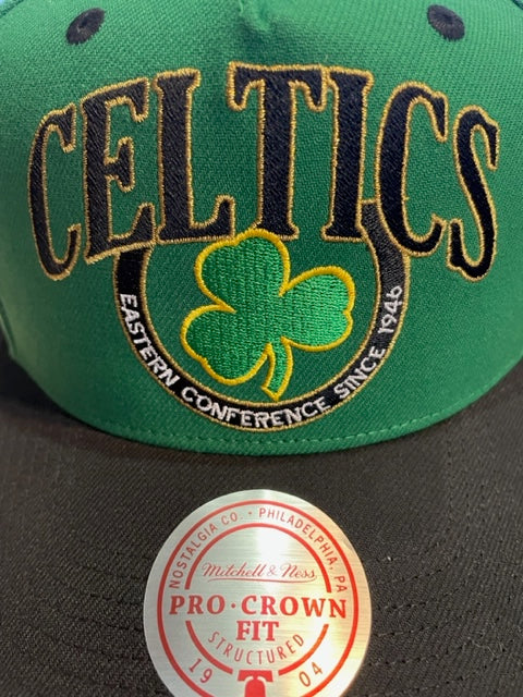 Boston Celtics Mitchell & Ness Crown Jewels Pro Snapback