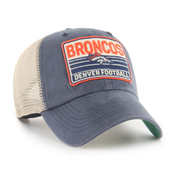 Denver Broncos Four Stroke '47 Clean Up Trucker Mesh Hat
