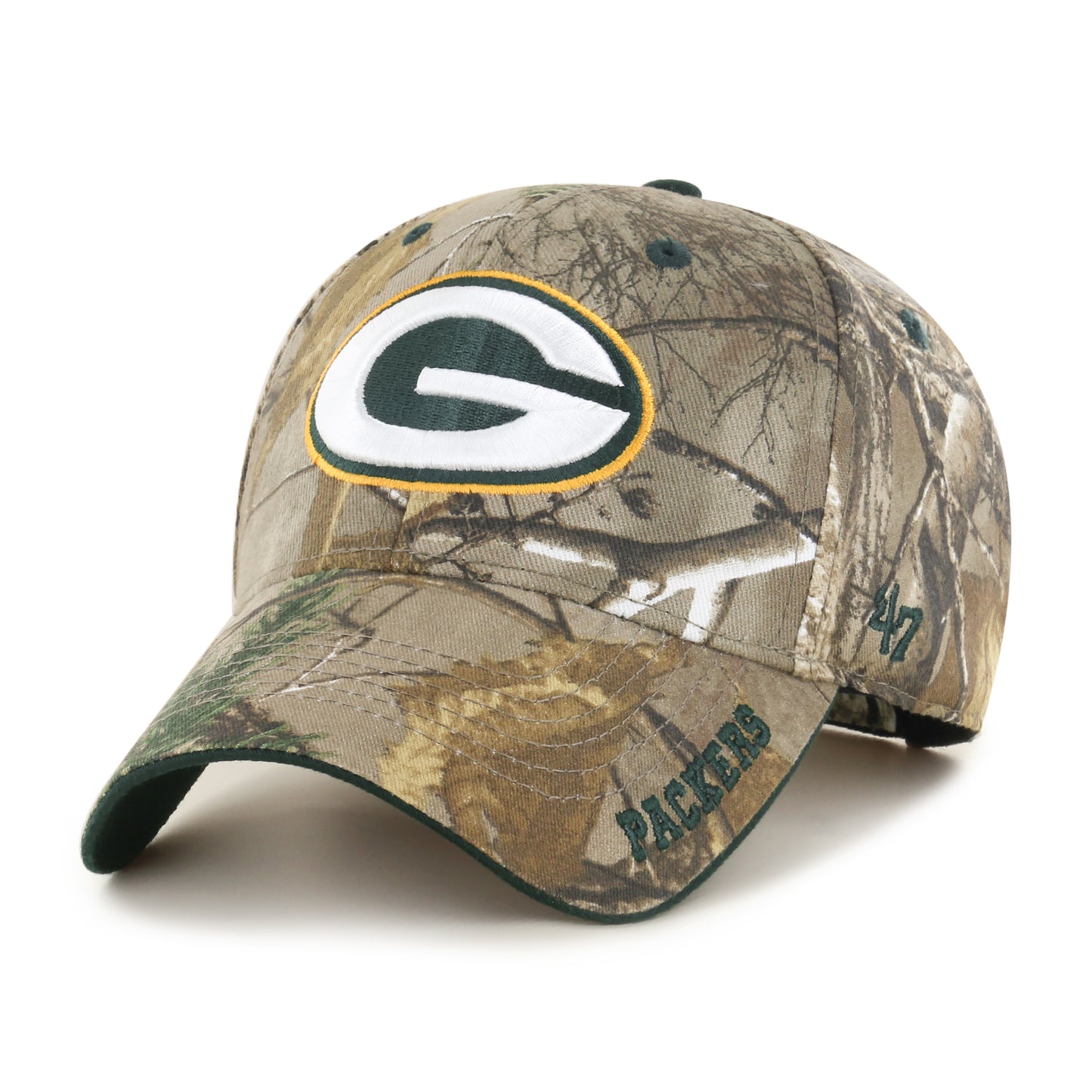 Green Bay Packers Frost Real Tree '47 MVP Adjustable Hat - Camo
