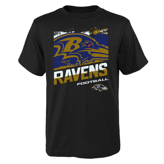 Baltimore Ravens Youth Rowdy T-shirt - Black