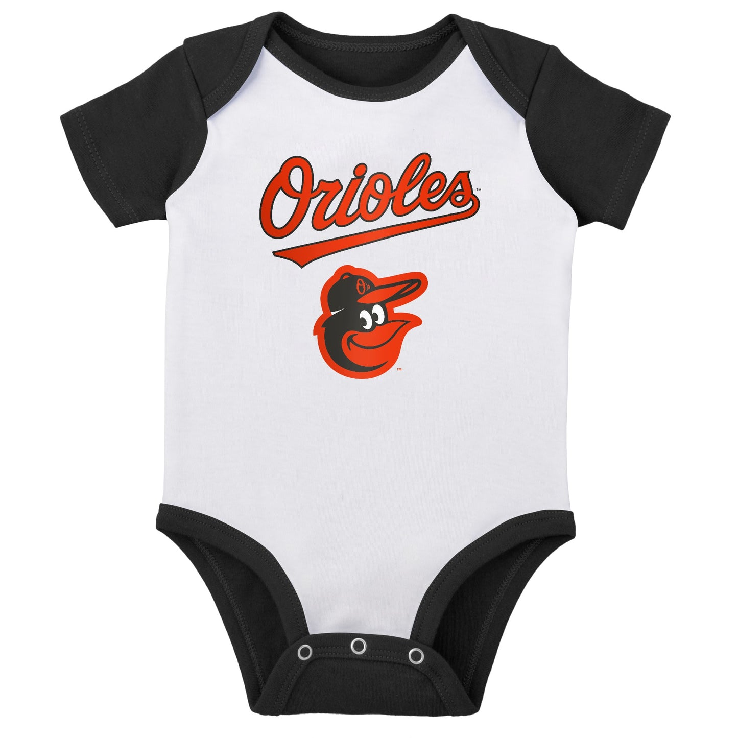 Baltimore Orioles Outestuff Infant Little Slugger 2 Pack Creeper Set