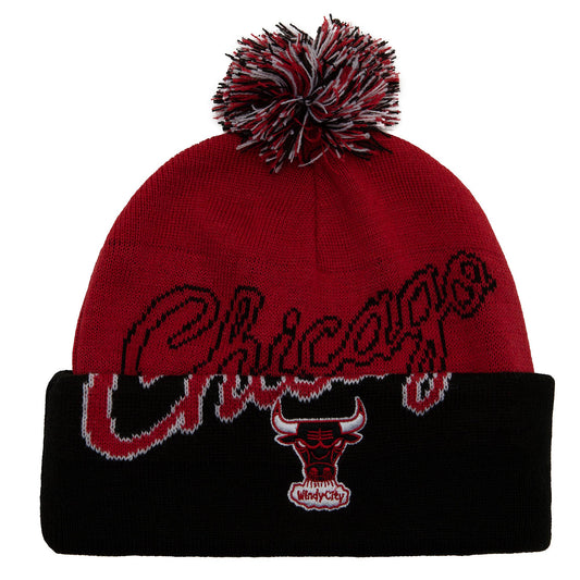 Chicago Bulls Mitchell & Ness Double Take Hardwood Classic Knit Hat