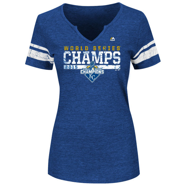 Kansas City Royals Women's 2015 World Series Champions Whole Lotta Glove T-Shirt