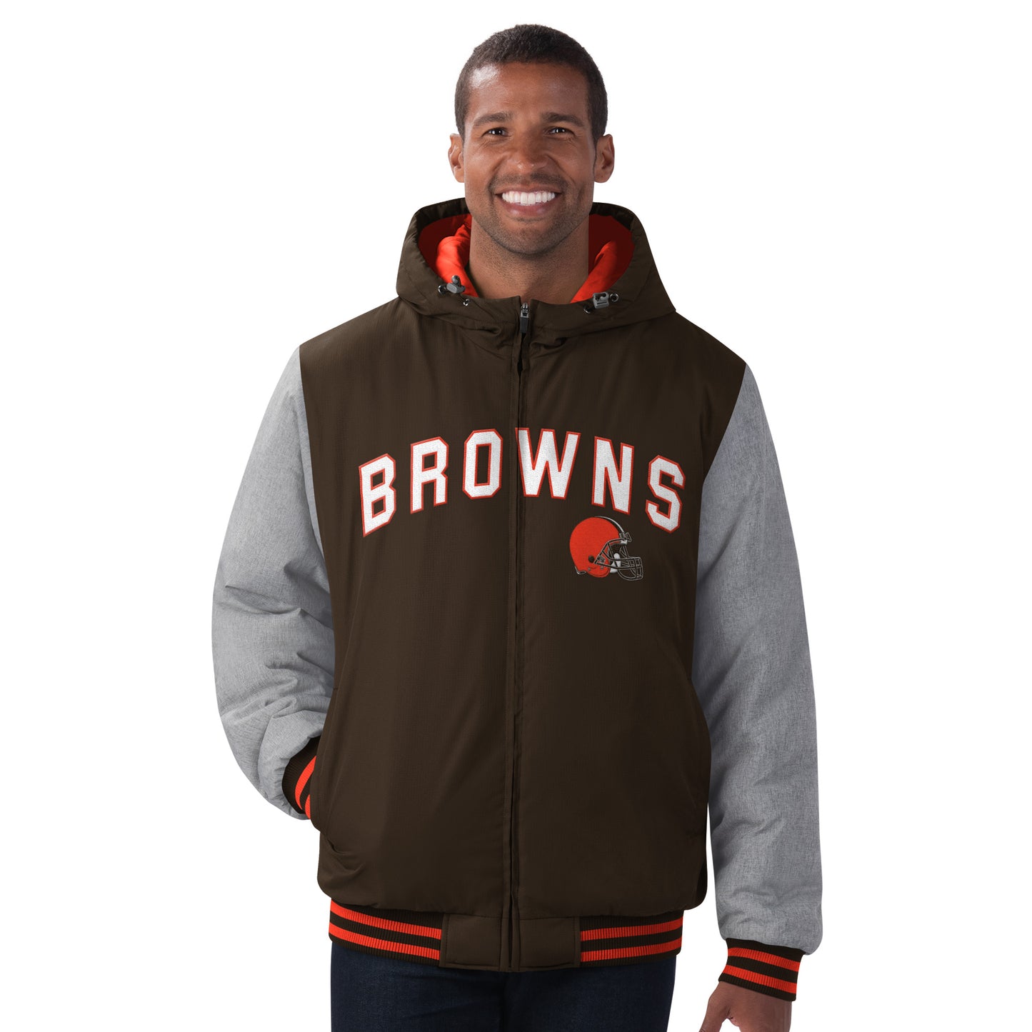Cleveland Browns G-III Cold Front Hooded Jacket
