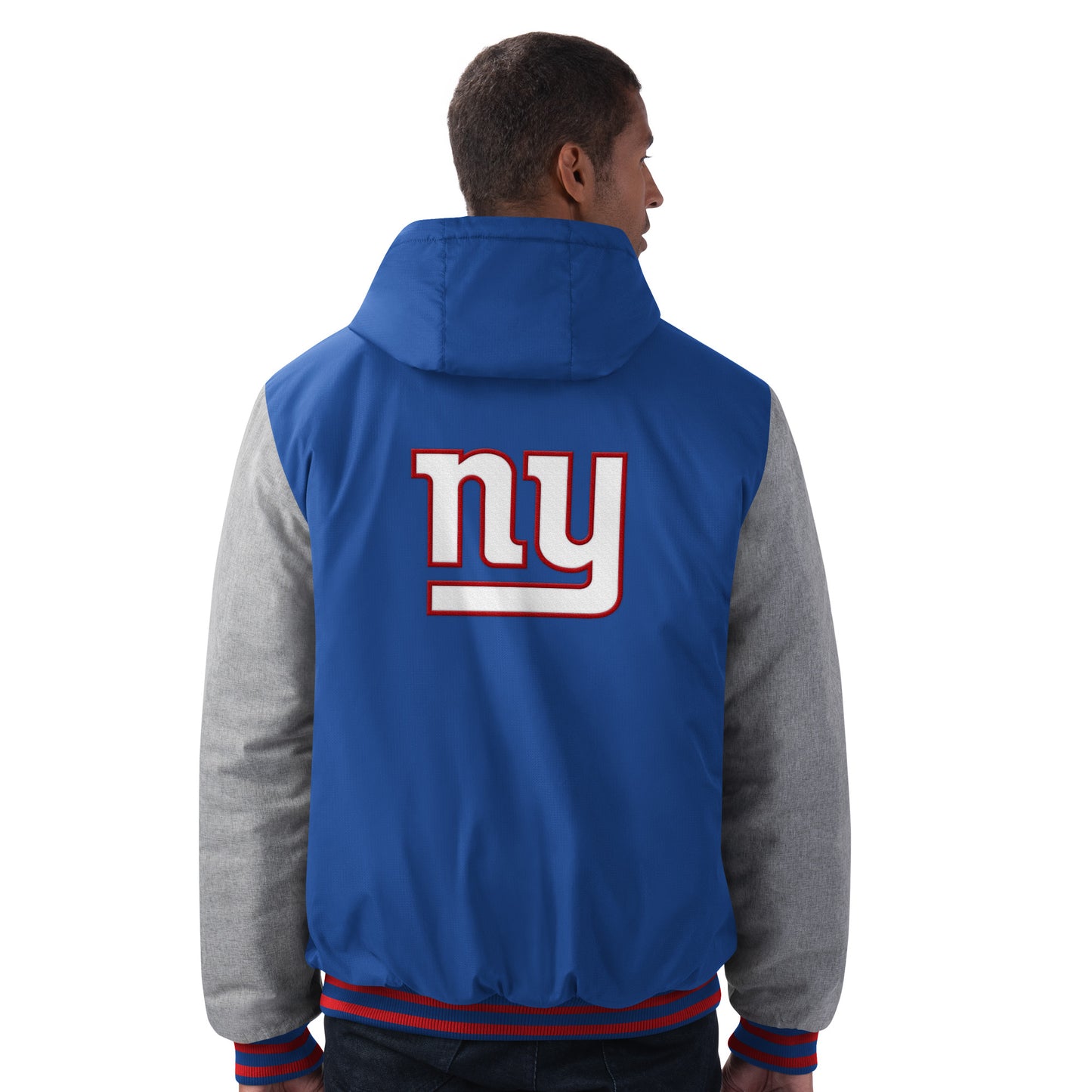 New York Giants G-III Cold Front Hooded Jacket