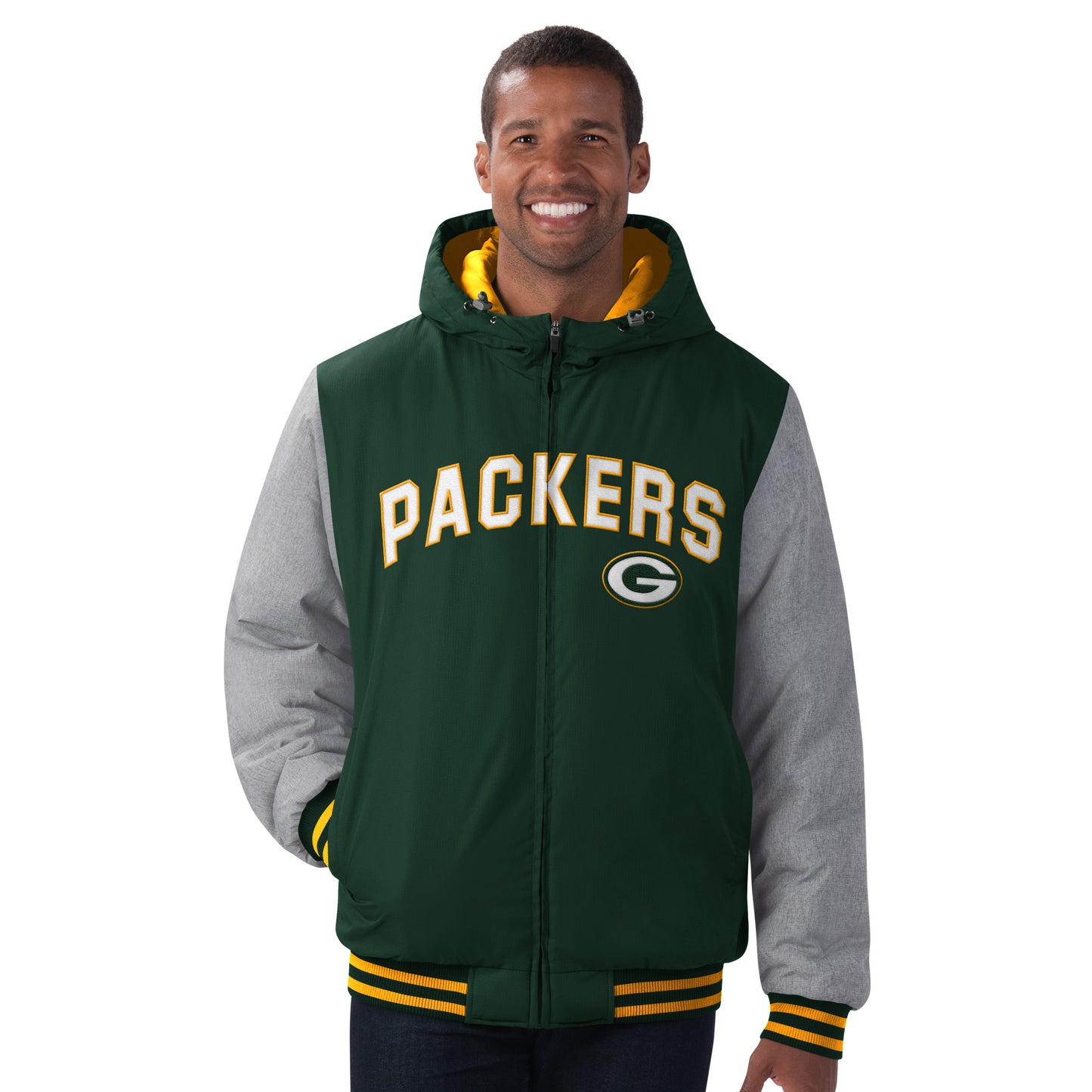 Green Bay Packers G-III Cold Front Hooded Jacket