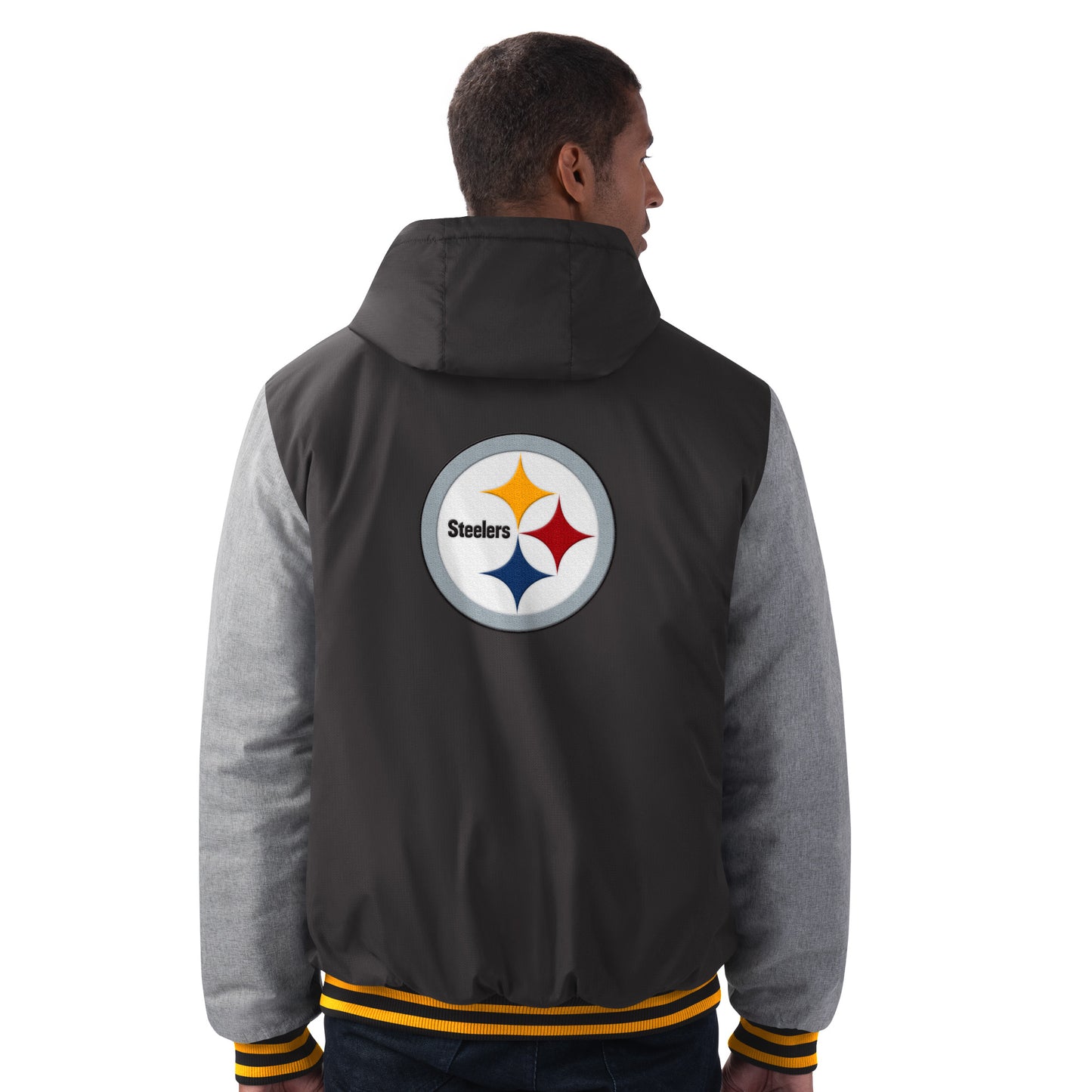 Pittsburgh Steelers G-III Cold Front Hooded Jacket
