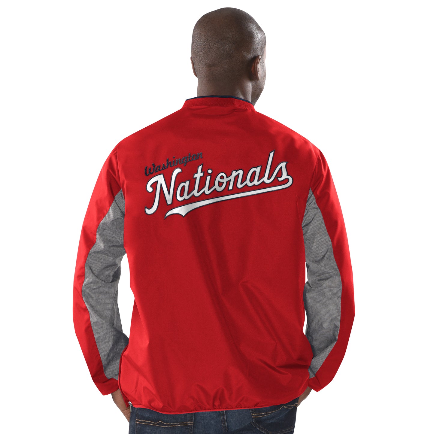 Washington Nationals G-III Sports by Carl Banks Clutch Hitter Pull Over Jacket