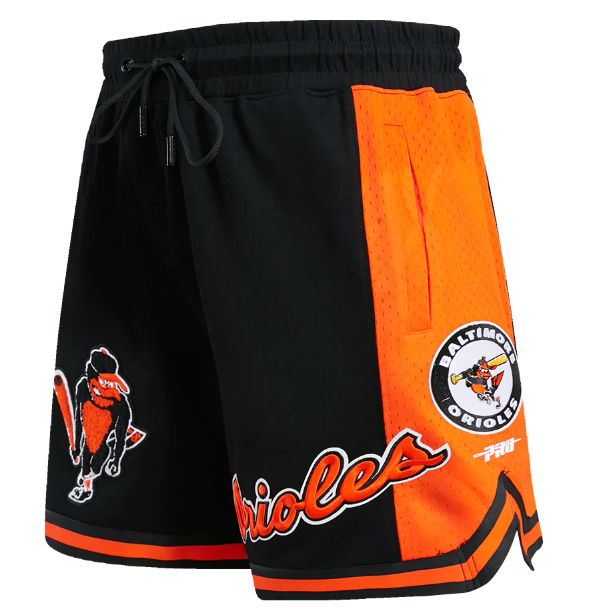 Baltimore Orioles Retro Classic Pro Stanadard Men's Shorts- Angry Bird