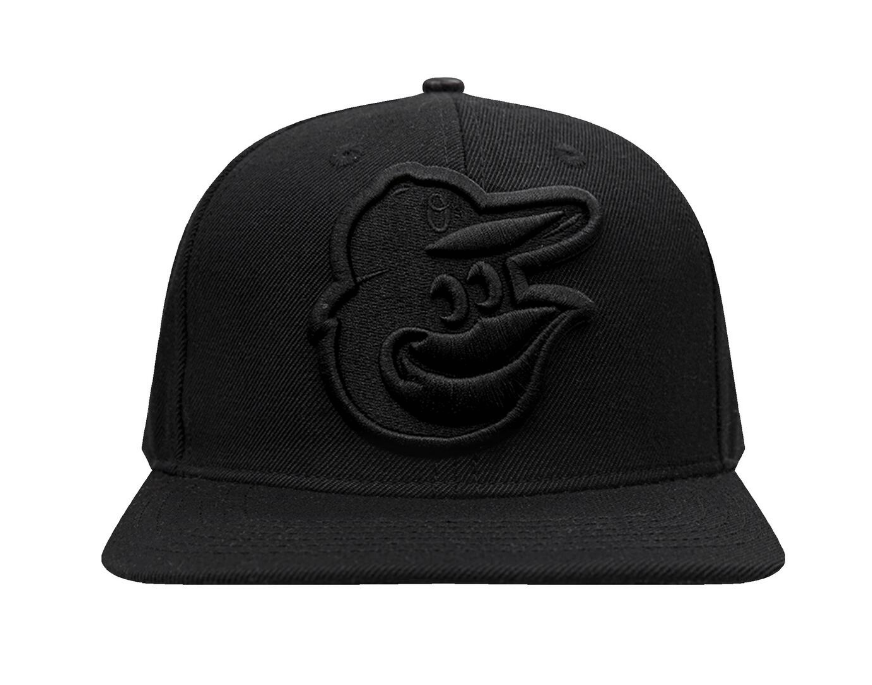 Baltimore Orioles Pro Standard Neutral Black on Black Snapback