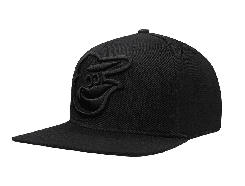 Baltimore Orioles Pro Standard Neutral Black on Black Snapback