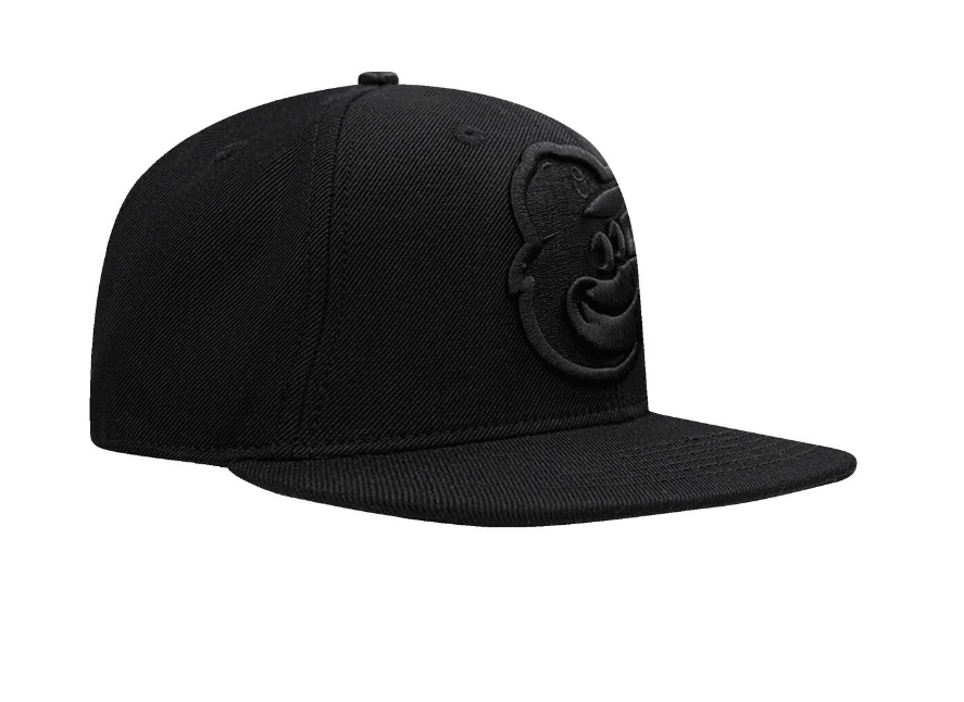 Baltimore Orioles Pro Standard Neutral Black on Black Snapback