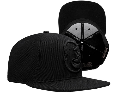 Baltimore Orioles Pro Standard Neutral Black on Black Snapback