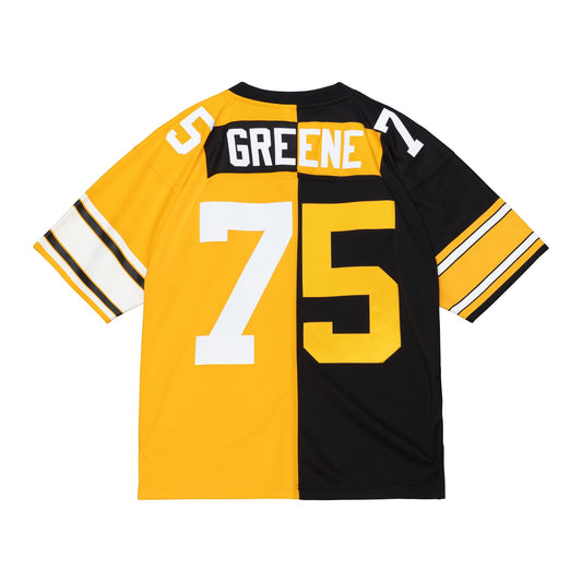 Pittsburgh Steelers #75 Joe Greene Mitchell & Ness Legacy Split Mens Jersey