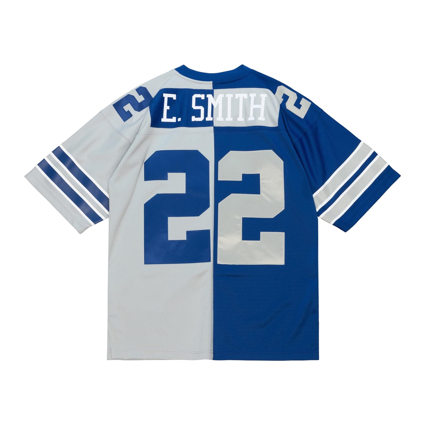 Dallas Cowboys #22 Emmitt Smith Mitchell & Ness Legacy Split Jersey