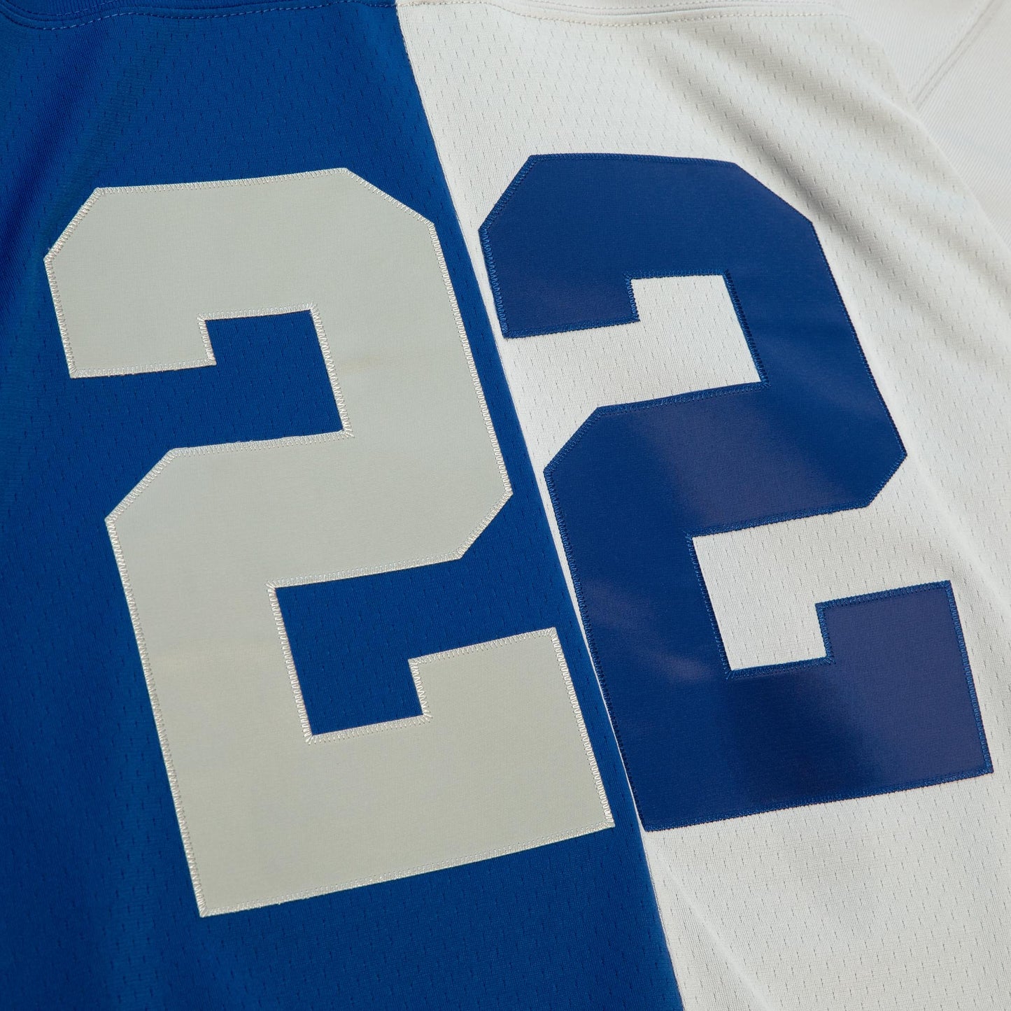 Dallas Cowboys #22 Emmitt Smith Mitchell & Ness Legacy Split Jersey
