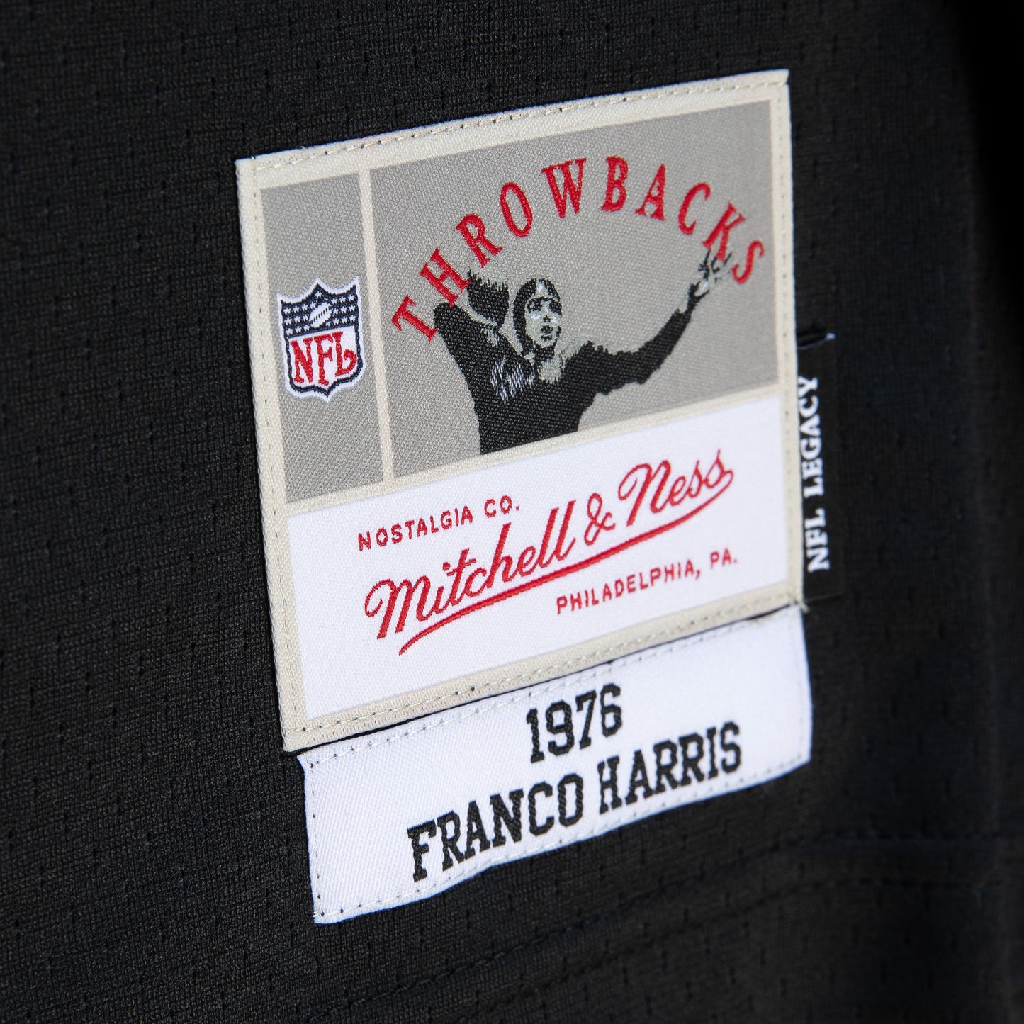 Pittsburgh Steelers Mitchell & Ness Franco Harris #32 1967 Black Legacy Jersey