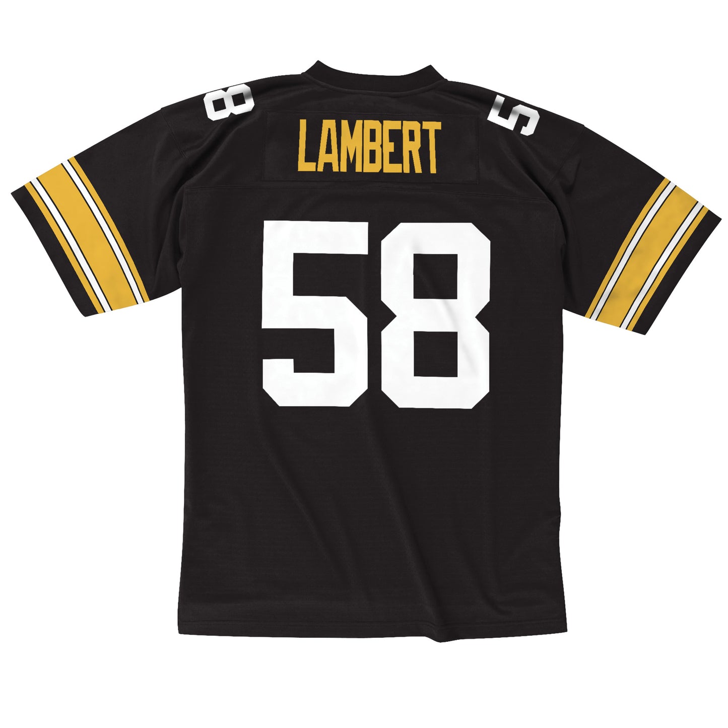 Pittsburgh Steelers Jack Lambert Mitchell & Ness Hall of Fame 1976 Legacy Black Jersey