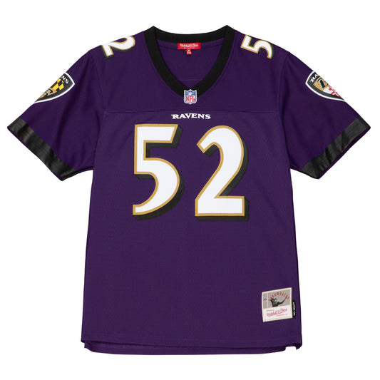 Baltimore Ravens Women's Ray Lewis Mitchell & Ness Purple Legacy Jersey