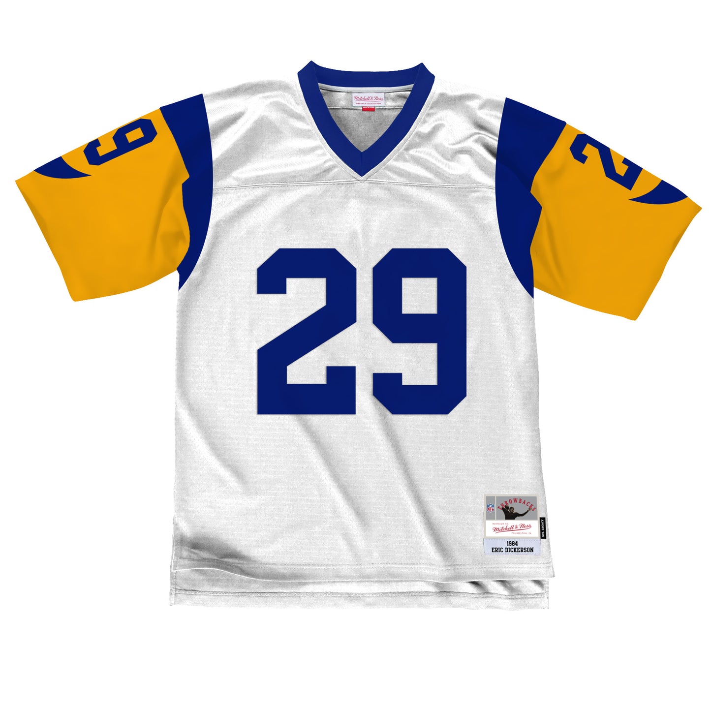 Los Angeles Rams Mitchell & Ness #29 Eric Dickerson Legacy Mens Jersey - White