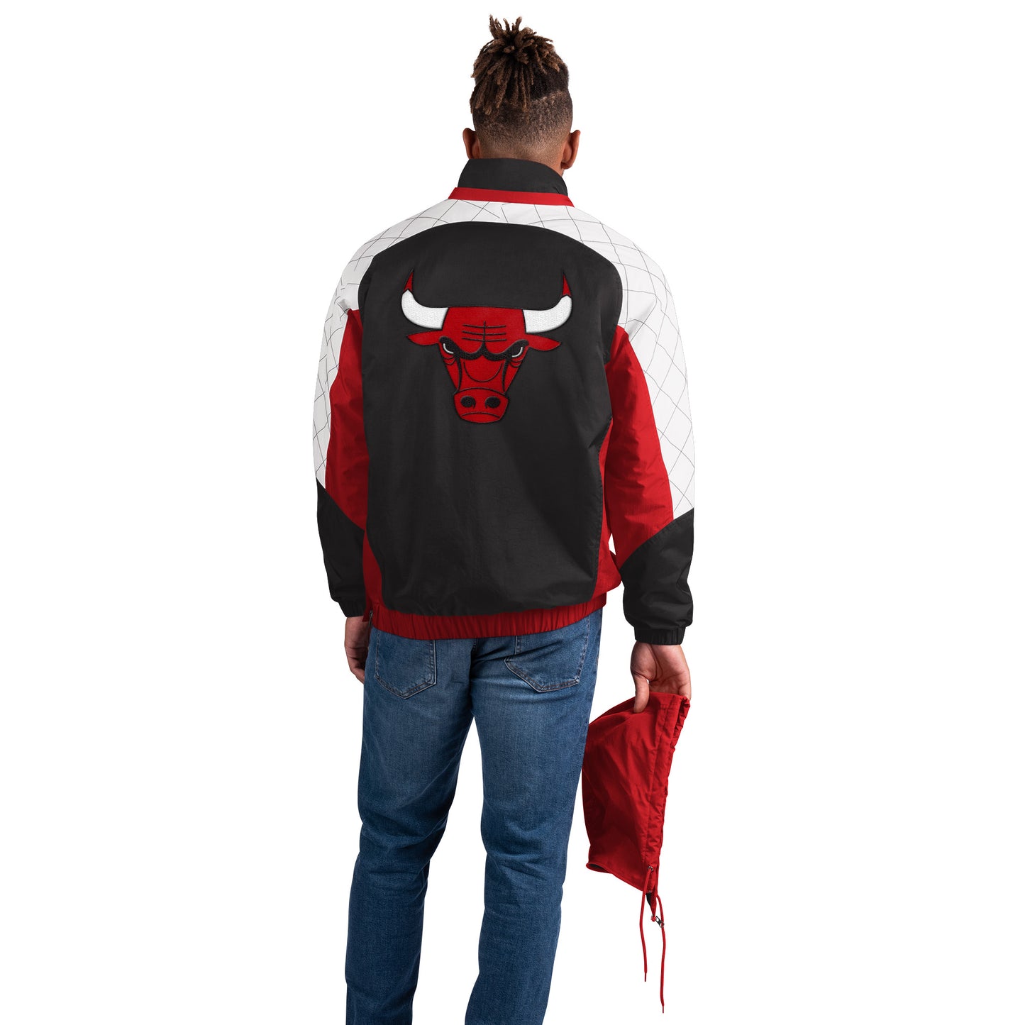 Chiacgo Bulls Starter Body Check 1/2 Zip Pullover Men's Jacket