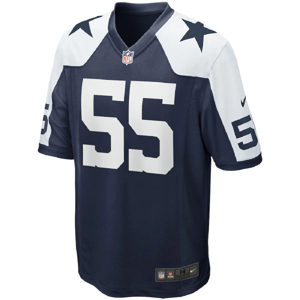 Dallas Cowboys #55 Leighton Vander Esch Nike Throwback Game Jersey