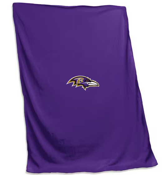 Baltimore Ravens LOGO Brand 54'' x 84'' Sweatshirt Blanket