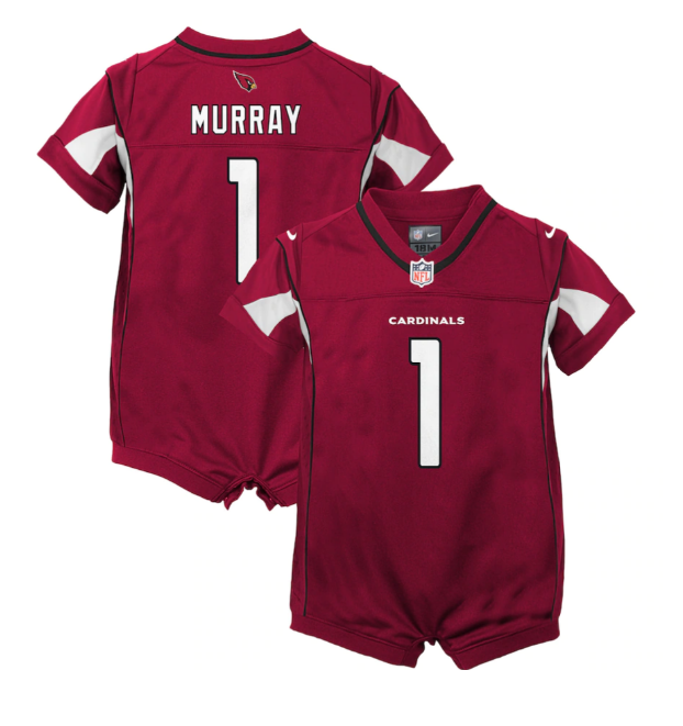 Arizona Cardinals #1 Kyler Murray Infant Jersey Romper- Red
