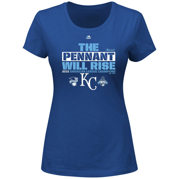 Kansas City Royals 2015 Women's American League Champions Locker Room T-shirt