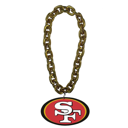 San Francisco 49ers Aminco Foam Fan Chain-Gold