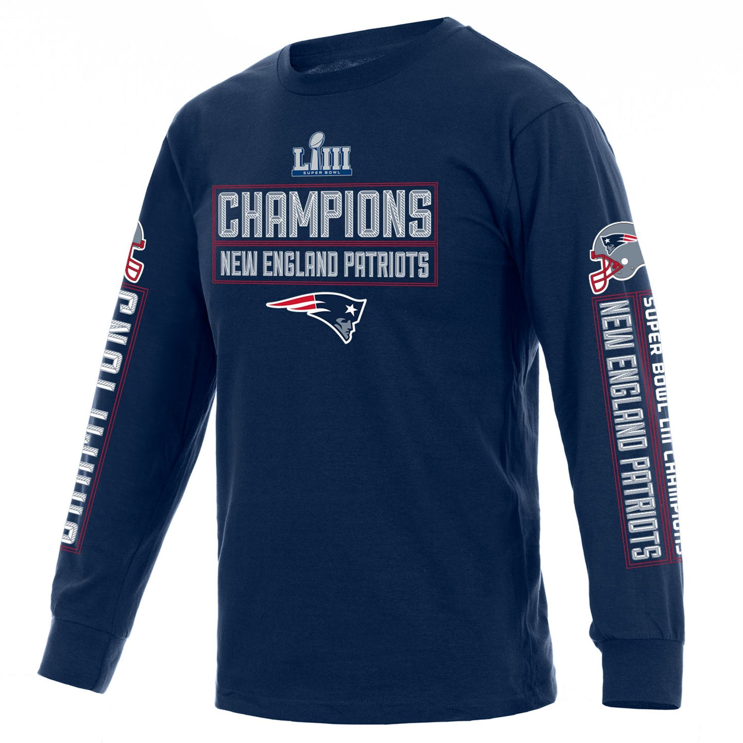 New England Patriots Super Bowl LIII Champions Long Sleeve T-Shirt