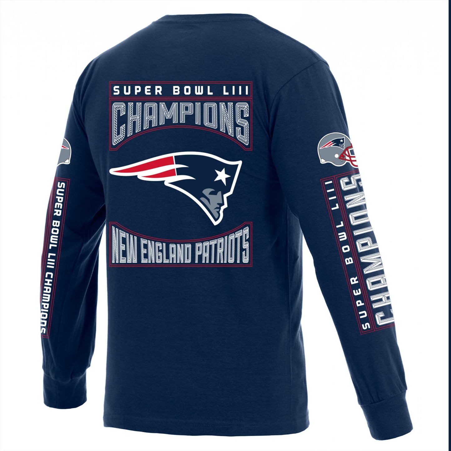 New England Patriots Super Bowl LIII Champions Long Sleeve T-Shirt