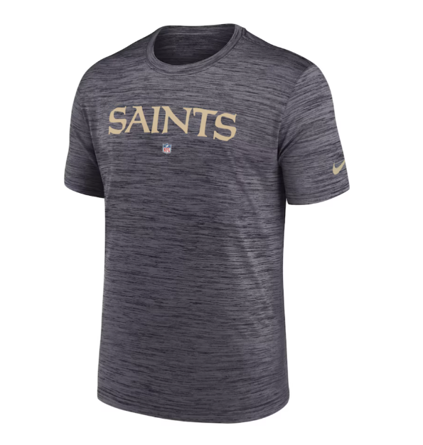 New Orleans Saints Nike Velocity Arch Performance T-Shirt - Gray