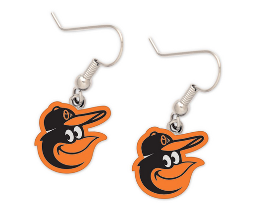 Baltimore Orioles Wincraft J Hook Logo Earrings