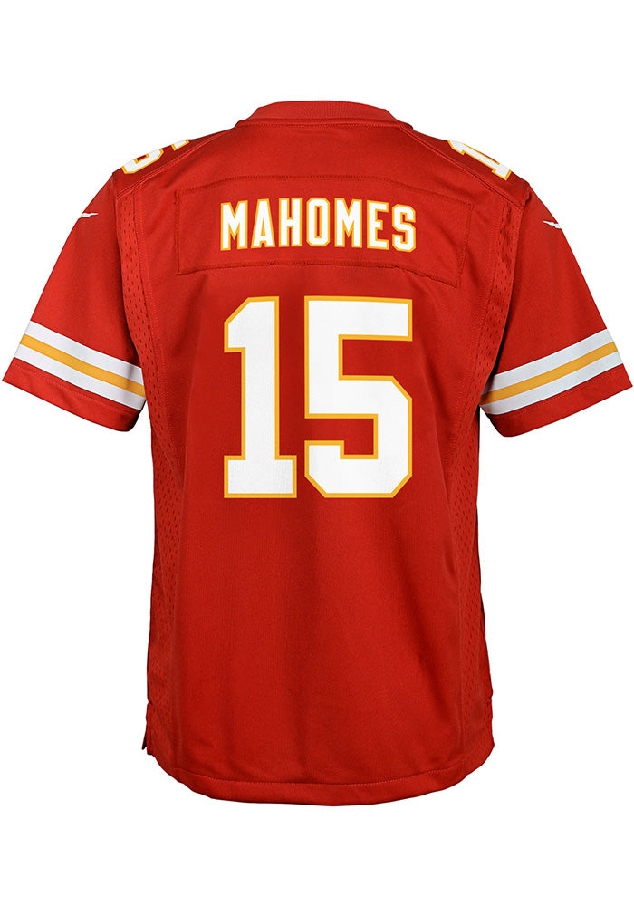 Kansas City Chiefs #15 Patrick Mahomes Toddler Nike Game Jersey- Red