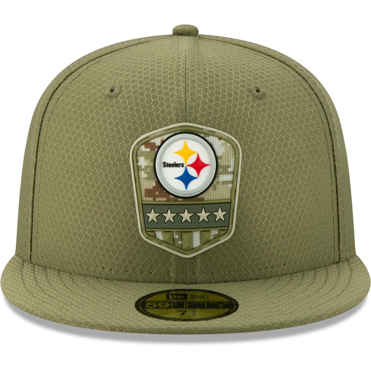 Pitsburgh Steelers New Era Salute To Service 59FIFTY Fitted Hat – Olive