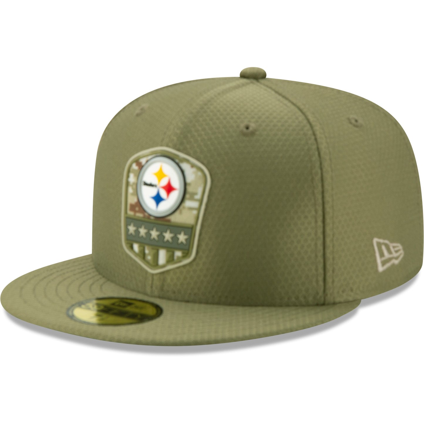 Pitsburgh Steelers New Era Salute To Service 59FIFTY Fitted Hat – Olive